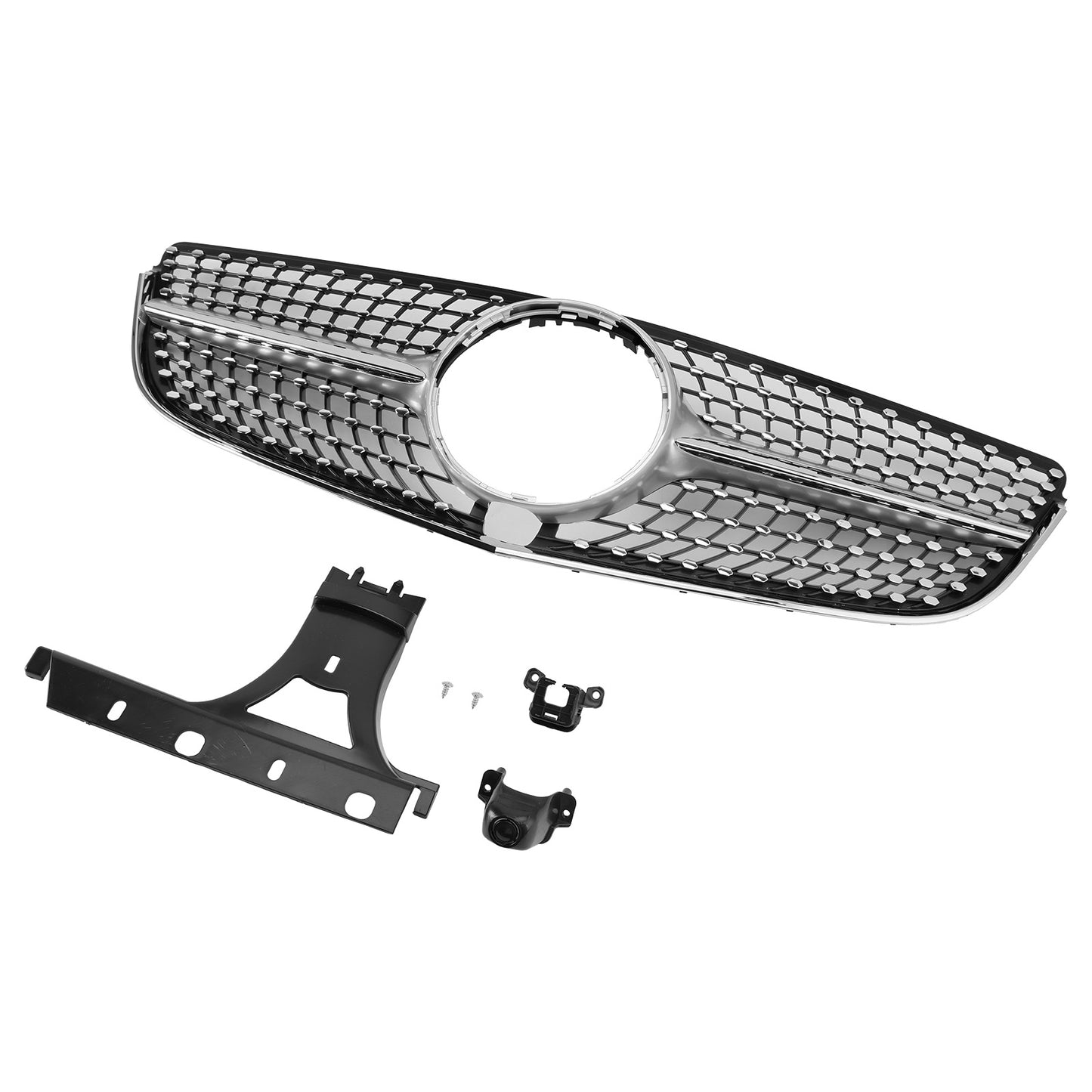 Per Mercedes CLASSE E W207 Coupé 2014-2017 Griglia per paraurti anteriore Diamond