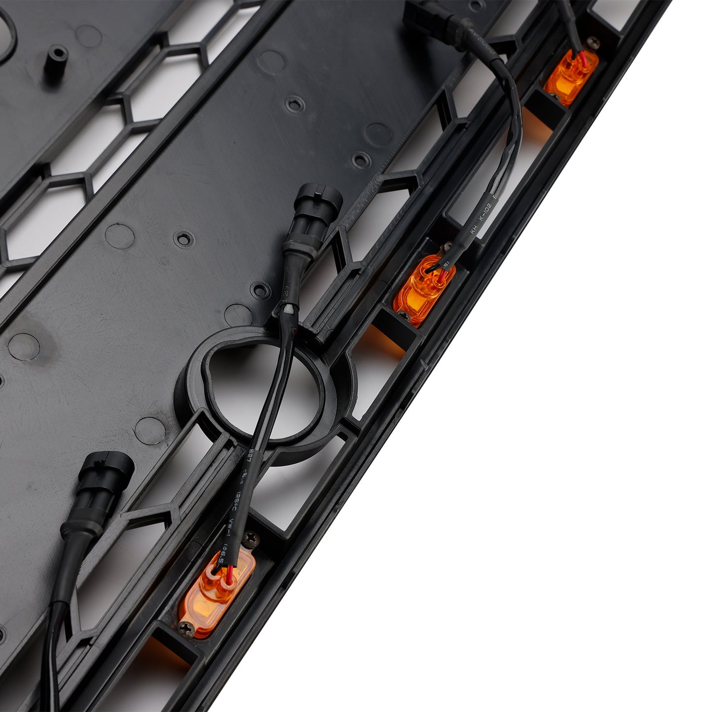 2013-2017 Ford Transit Custom Griglia per paraurti anteriore nera opaca con LED