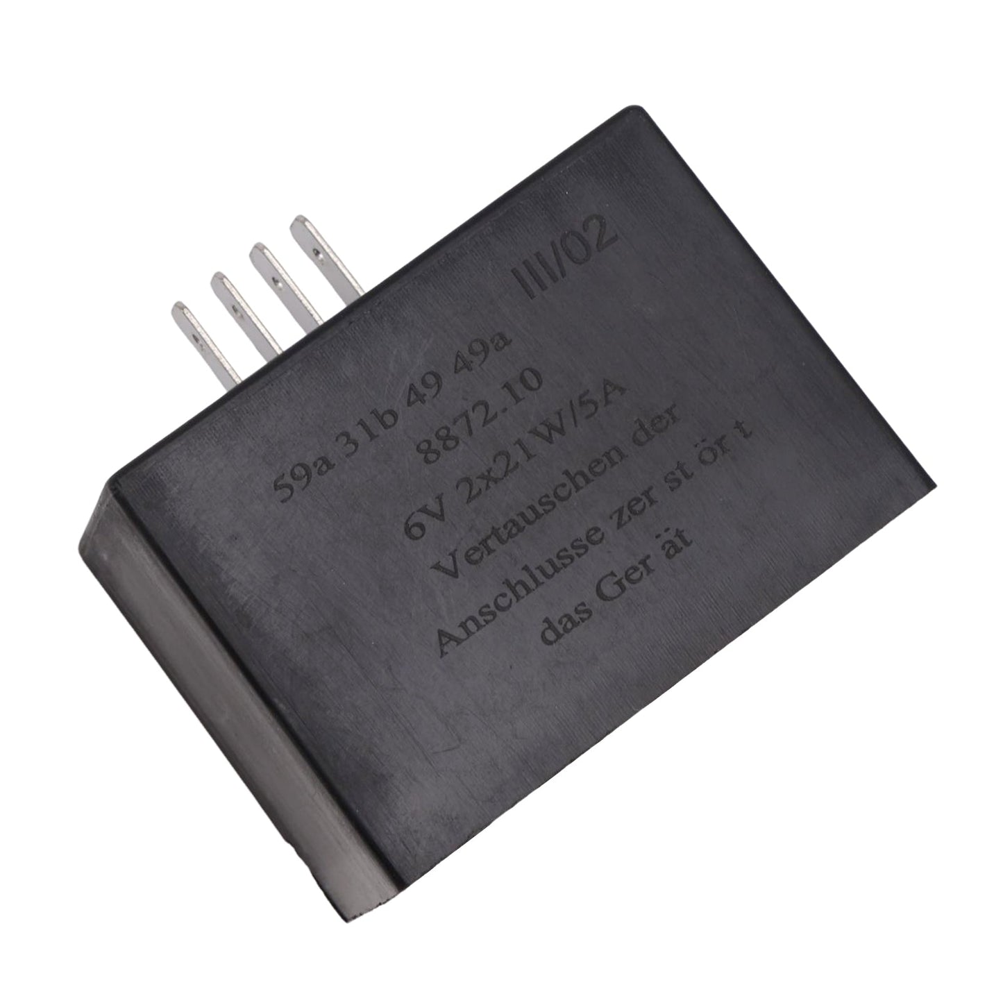 Relè lampeggiatore regolatore di tensione compatibile con Simson 6V 2X21W/5A RELAY S50 S51 S53 S80