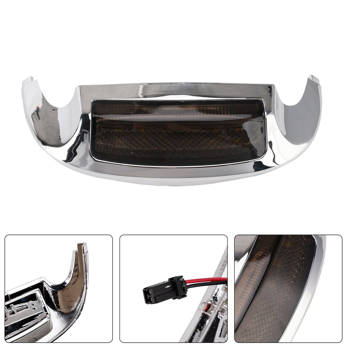 Puntale parafango anteriore con lente LED compatibile con Electra Glide Ultra Limited Low 2014-2023