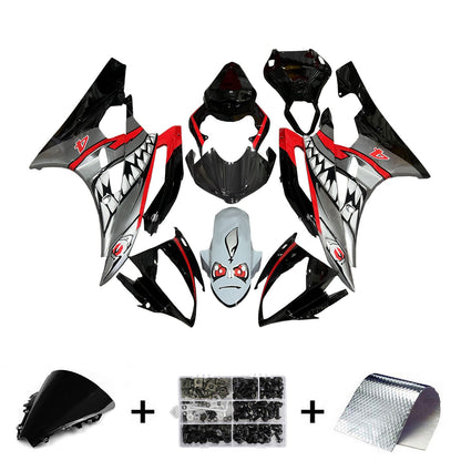 Kit carenatura iniezione plastica ABS per Yamaha YZFR6 YZF-R6 2006-2007