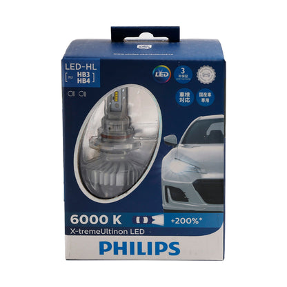 Luce auto LED-HL X-tremeUltinon LED 9005/6 HB3/4 11005XU 12V 25W per PHILIPS