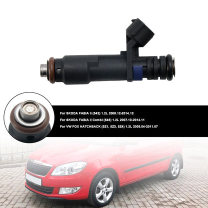 1 pz. Iniettore carburante 03D906031G per VW Fox Hatchback per Skoda Fabia II 1.2L