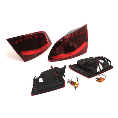 Gruppo ottico posteriore a LED rossi L&amp;R per Serie 5 di sesta generazione 2010-2016 F10 F18 M5