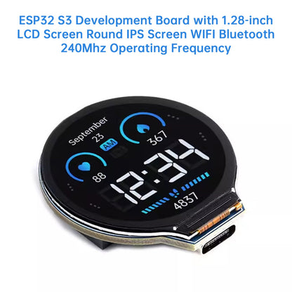 Scheda di sviluppo ESP32 S3 Schermo IPS rotondo Bluetooth Frequenza operativa 240Mhz