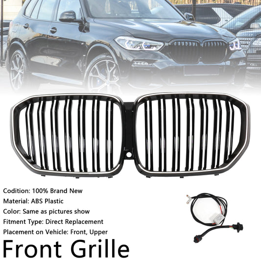 Griglia anteriore a doppio rene nera BMW X5 G05 M-Performance 2019-2022 51137454887