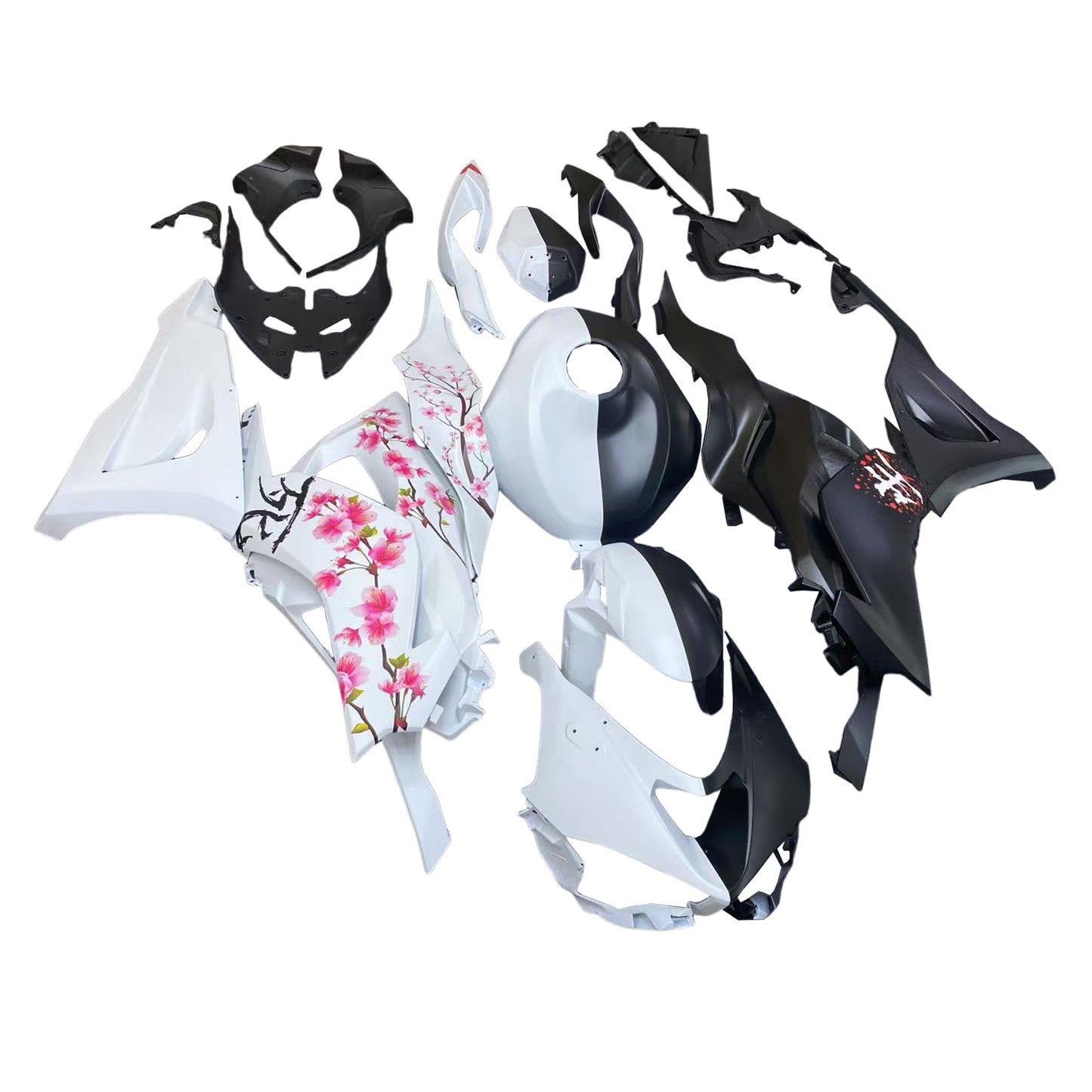 Kit di carenatura iniezione ABS di plastica adatta per Kawasaki ZX-6R ZX6R 2024-2025