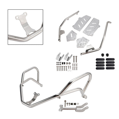 Kit di protezione motore superiore e inferiore Honda Adv350 2022-2025, barra di protezione argento