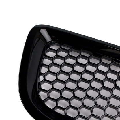 Griglia a nido d'ape per paraurti anteriore nero lucido Volvo S40 V50 2008-2012
