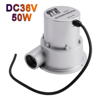 Generatore idroelettrico a turbina a flusso d'acqua da 24 V, generazione di energia CA da 36 V a 36 W/50 W
