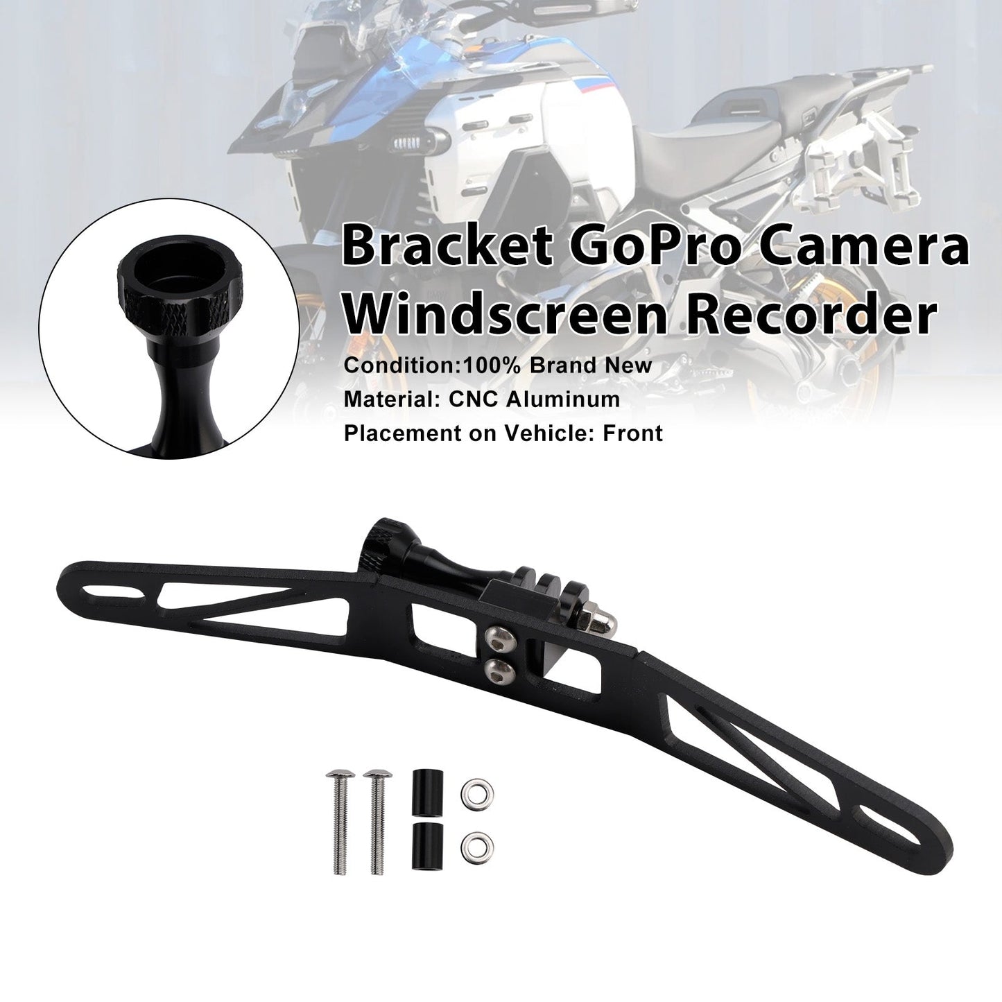 Supporto per parabrezza GoPro per BMW R1300GS S1000XR F900XR F850GS