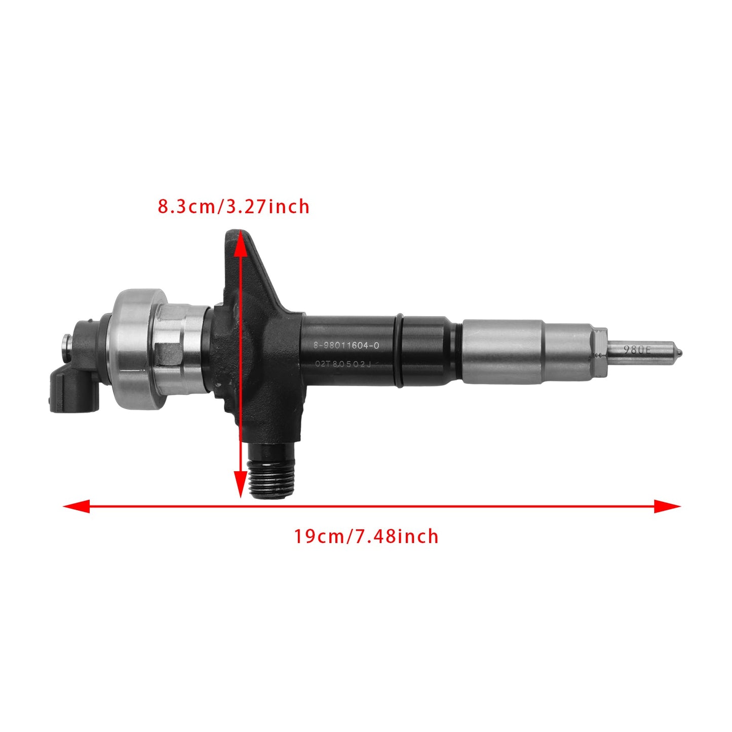 Iniettore di carburante 1 pezzo per motore Holden/Isuzu 4JJ1 3.0L (anni 2007-2012) Codice articolo: 095000-6980