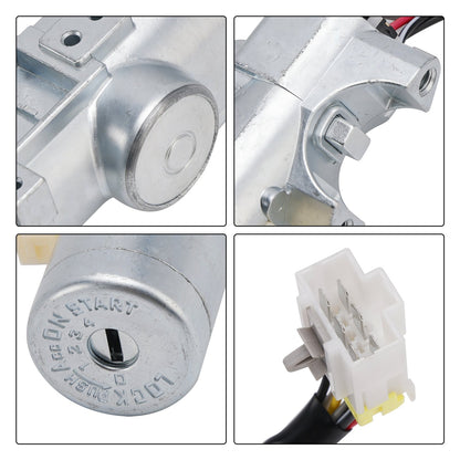 Kit serratura porta cilindro di accensione con 2 chiavi K9810-2S806 per Nissan Navara D22 1997-2006