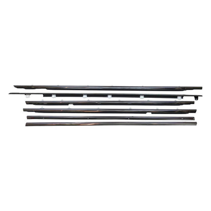 6 pezzi di modanatura per cintura porta adatta per Toyota Land Cruiser serie 80 1991-1997