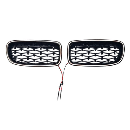 Griglia anteriore a doppio rene diamantata per BMW Serie 3 F30 F31 F35 2012-2019