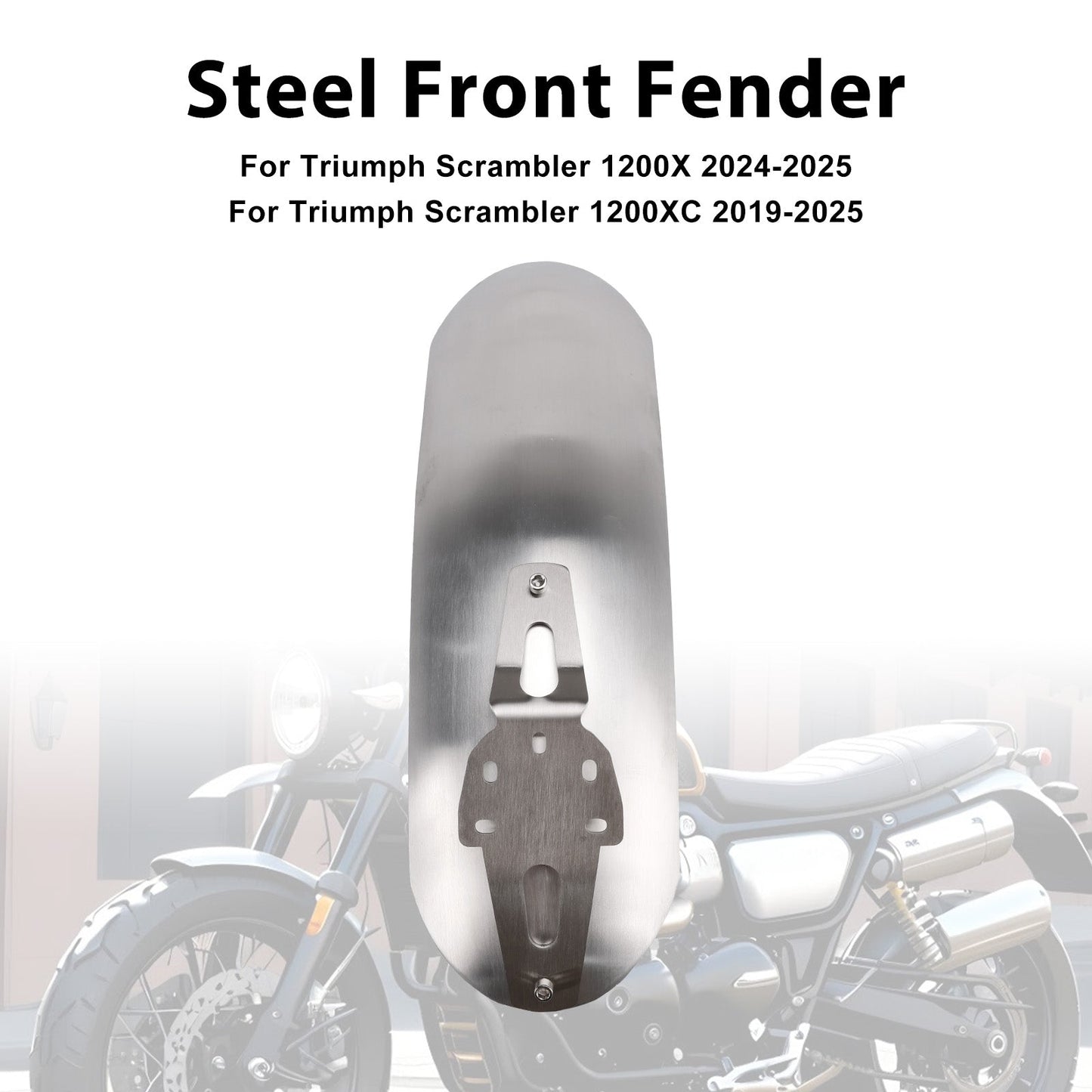 Parafango anteriore in acciaio per Scrambler 1200X 1200XC 1200XE 2019-2025
