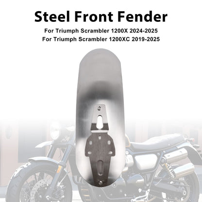 Parafango anteriore in acciaio per Scrambler 1200X 1200XC 1200XE 2019-2025