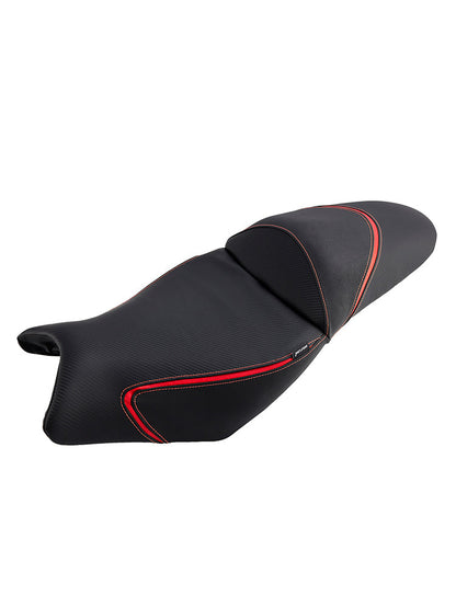 Cuscino anteriore posteriore per sedile passeggero Kawasaki Versys650 2022-2024 rosso