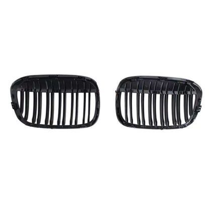 Griglia anteriore a doppio rene nera lucida per BMW X1 F48 F49 2016-2019