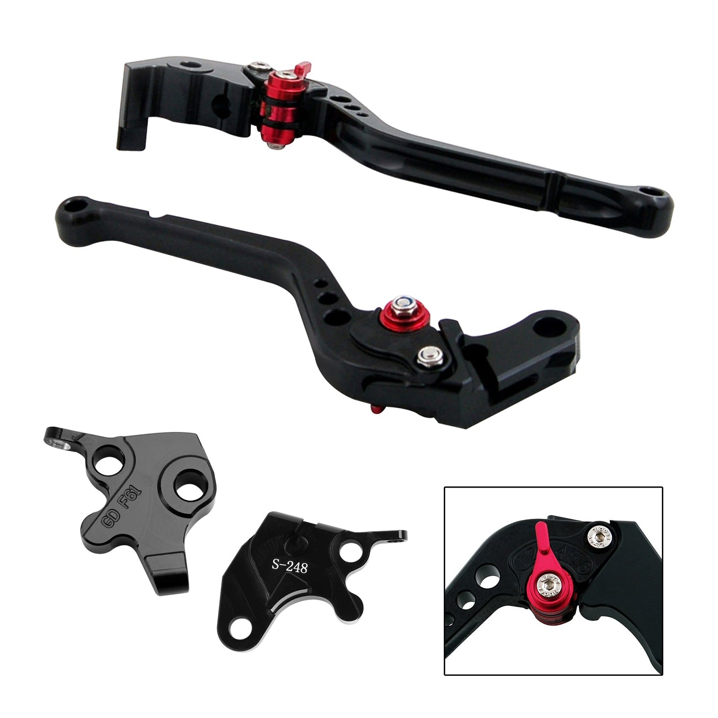 Leva frizione freno lunga YAMAHA YZF R125 2008-2011
