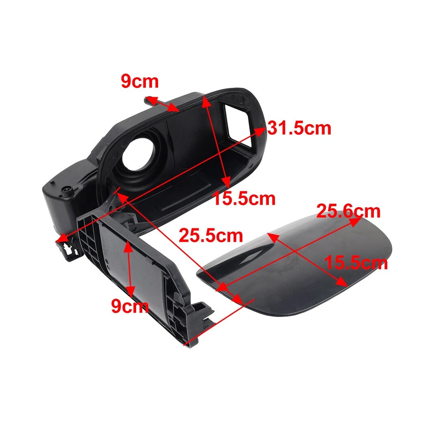 Kit staffa tappo serbatoio carburante verniciato per Mercedes Benz W205 C350 2015-2018