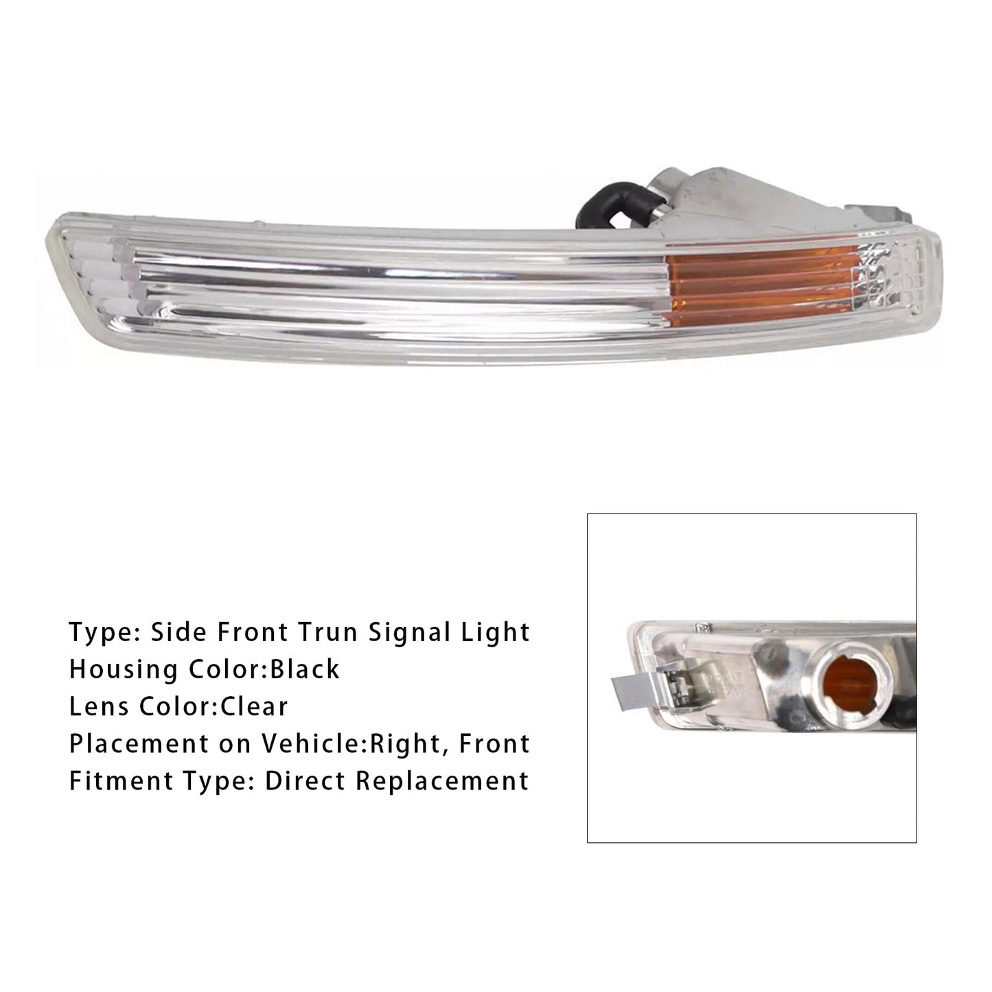 Volkswagen Maggiolino 2006-2010, 1 pezzo, luce di direzione destra per paraurti anteriore 1C0953042R