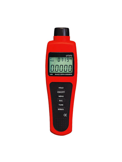 Tachimetro digitale laser senza contatto UT372, misuratore di velocità di rotazione fino a 99999 giri/min.