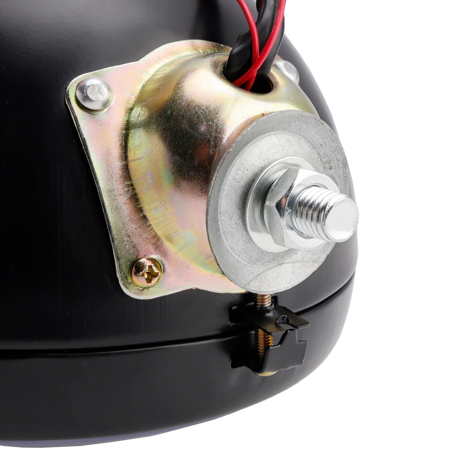 Lampada faro multifunzionale nera personalizzata n. 84 per Bobber Chopper Racer