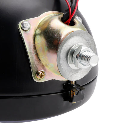 Lampada faro multifunzionale nera personalizzata n. 84 per Bobber Chopper Racer