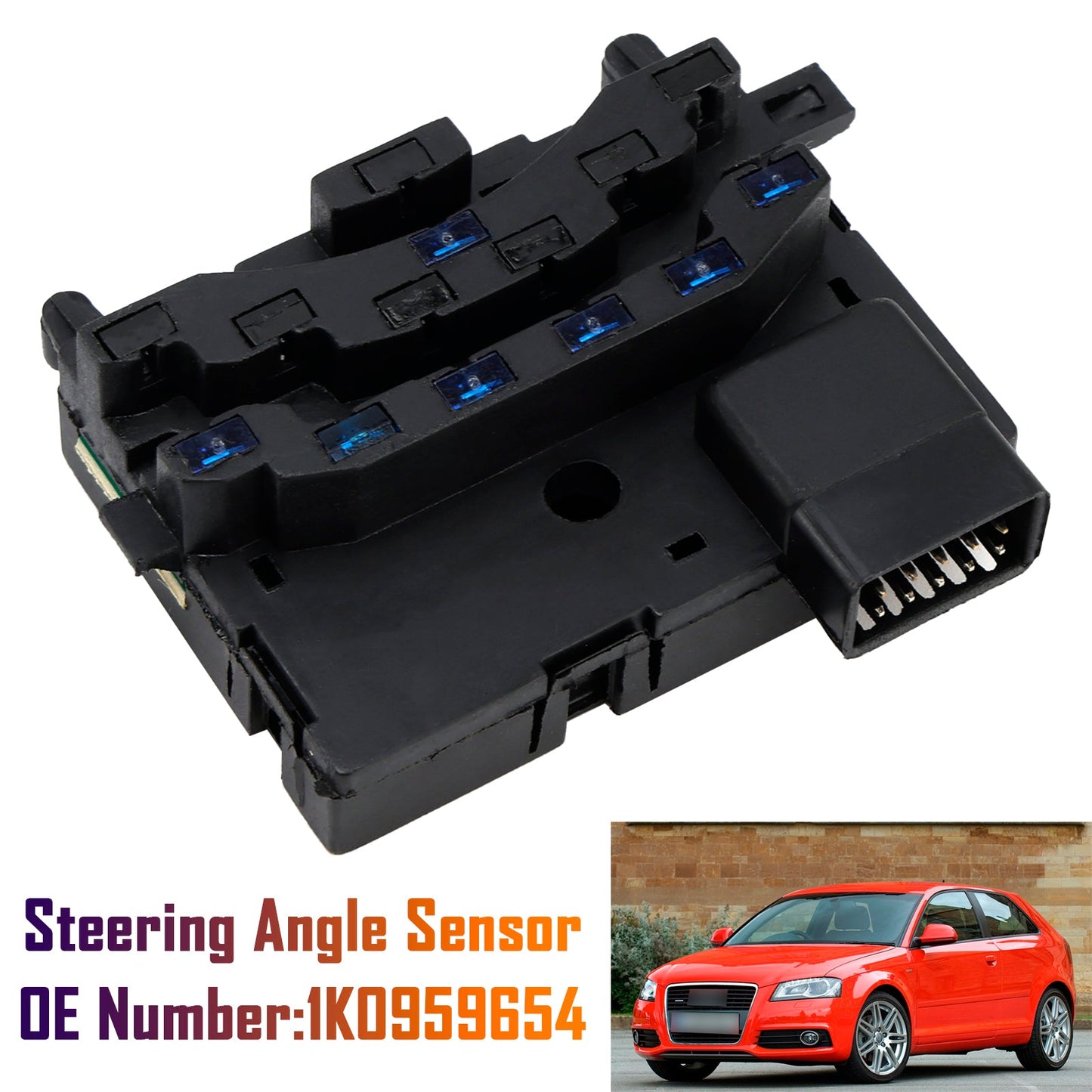 Sensore di posizione dell'angolo di sterzata 1K0959654 per VW GOLF Mk5 Jetta EOS Audi A3 8P