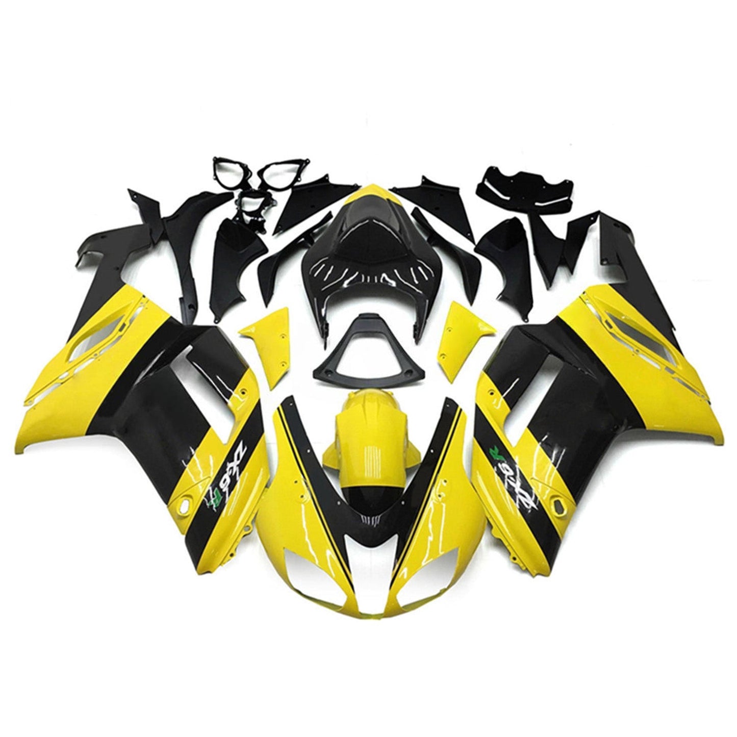 Kit carenatura iniezione in plastica ABS adatto per Kawasaki ZX6R 636 2007-2008