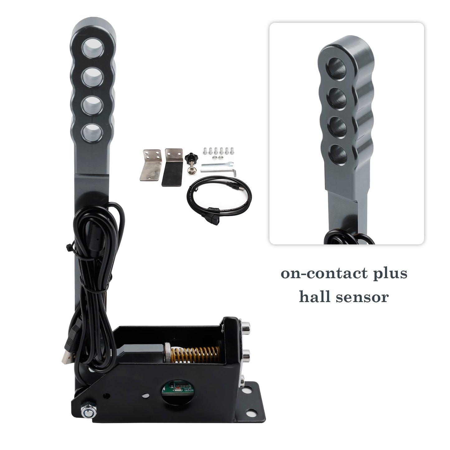 Freno a mano da corsa Sim USB per PC 14 bit con morsetto per Assetto per G27/G29/T300/T500