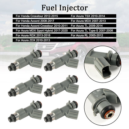 2005-2012 Acura RL 6 PZ Iniettore di carburante 16450-R70-A01