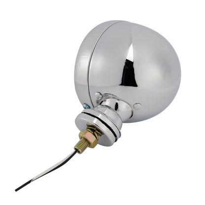 Faro fendinebbia cromato personalizzato per moto #D20 per Bobber Chopper da corsa