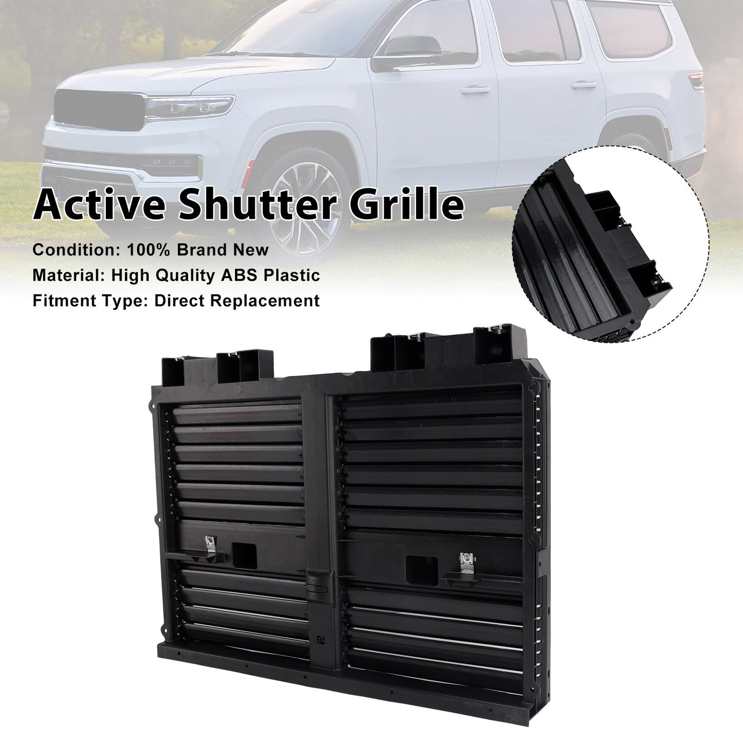 2022-2025 Per Jeep Grand Wagoneer L Gruppo otturatore radiatore anteriore 68425775AD