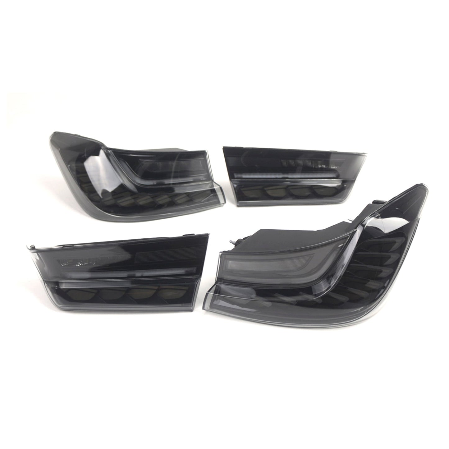 Gruppo ottico posteriore a LED fumé per BMW Serie 3 G20 G28 G80 M3 L&amp;R 2019-2024