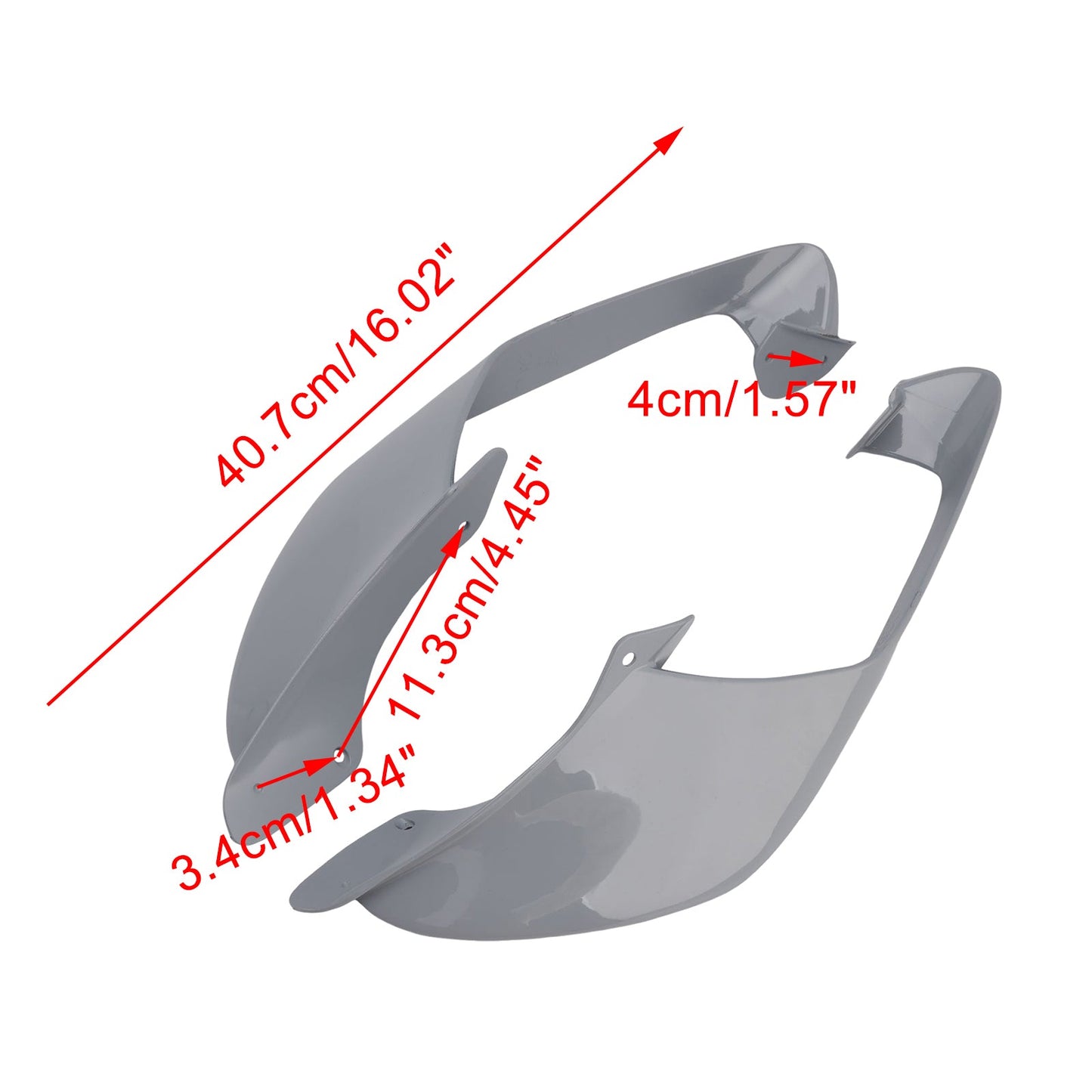 Alette laterali anteriori per Yamaha YZF R1 R1M 2021-2024, spoiler e carenatura