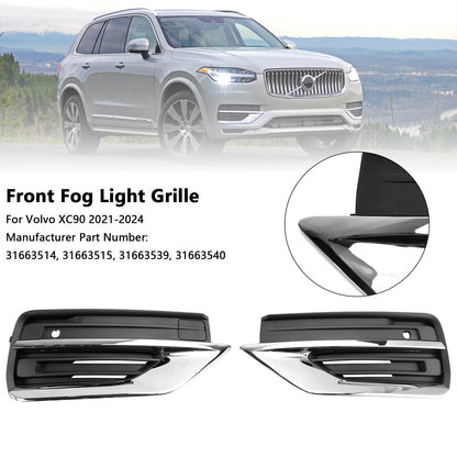 2021-2024 Volvo XC90 2PCS Griglia fendinebbia paraurti anteriore Griglia fendinebbia 31663514