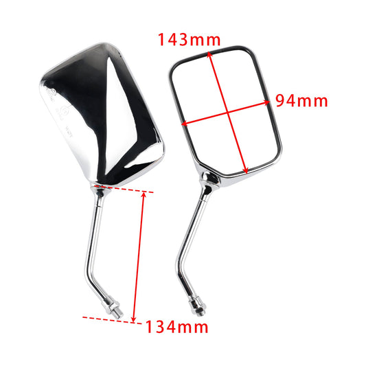 Set di specchietti retrovisori sinistro e destro per Honda CA125 Rebel 1995-2000 e VT125C Shadow 1999-2009