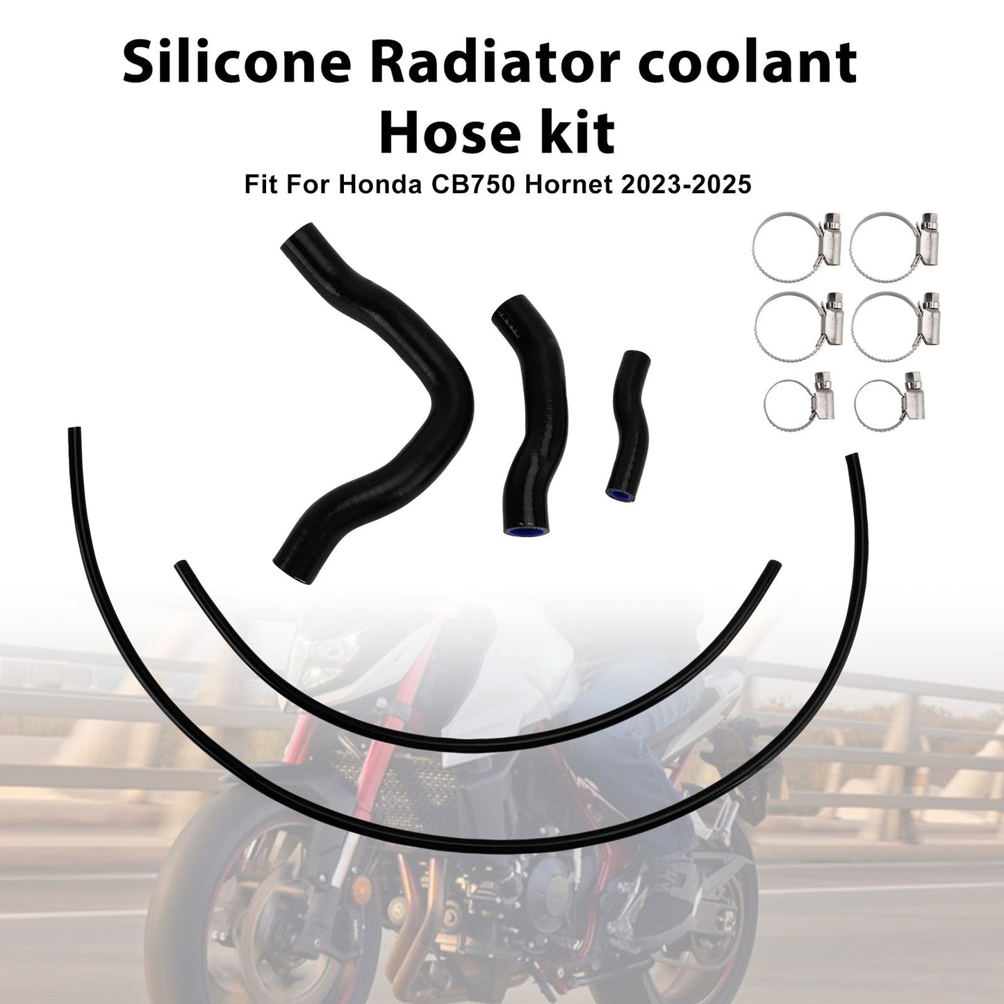 Kit tubo flessibile del liquido di raffreddamento del radiatore in silicone Honda XL750 Transalp 2023-2025
