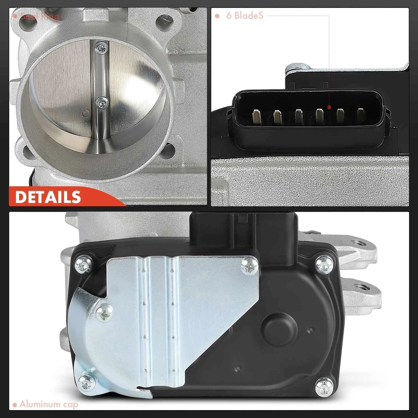 Corpo farfallato 1450A102 per Mitsubishi Outlander V6 3.0L 4 porte, anni 2007, 2008, 2009