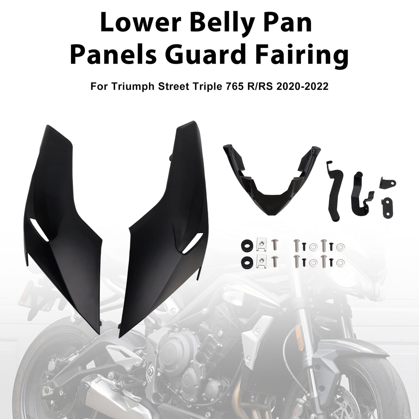 Pannelli inferiori di protezione della carenatura per Street Triple 765 R/RS 2020-2022