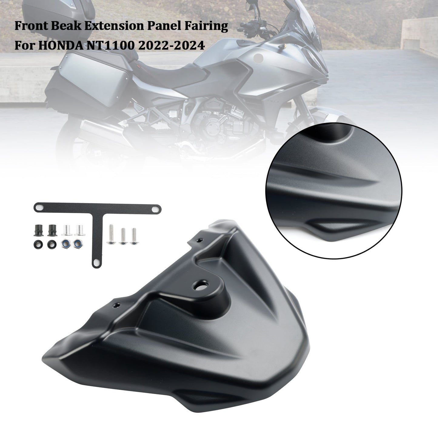 Estensione del becco anteriore HONDA NT1100 2022-2024, pannello del muso, carenatura