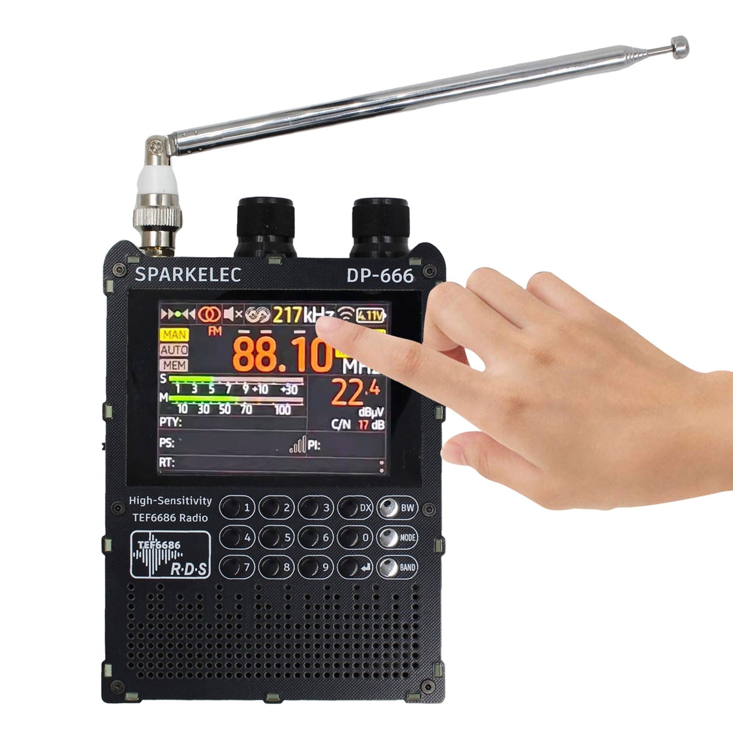 Radio DSP TEF6686 DP666 Radio a onde corte LW MW SW 0IRT ad alta sensibilità a banda intera