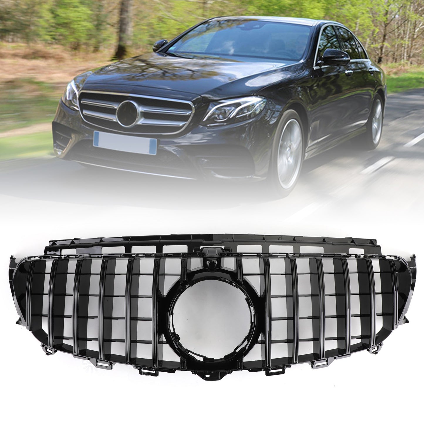 2016-2019 Mercedes Benz W213 Classe E Griglia paraurti anteriore con telecamera
