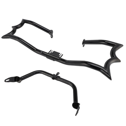 Kit barra di protezione per paraurti e motore Touring Road King 2009-2023, cromato
