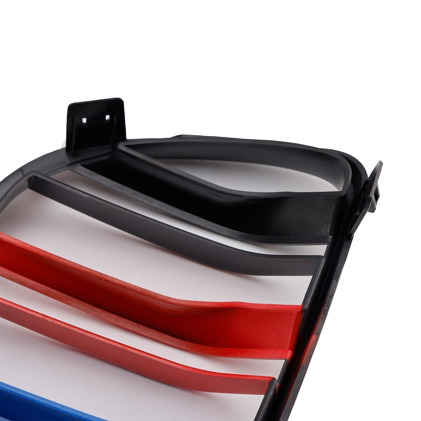 2 griglie anteriori per paraurti nere lucide compatibili con BMW X3 E83 2007-2010 LCI