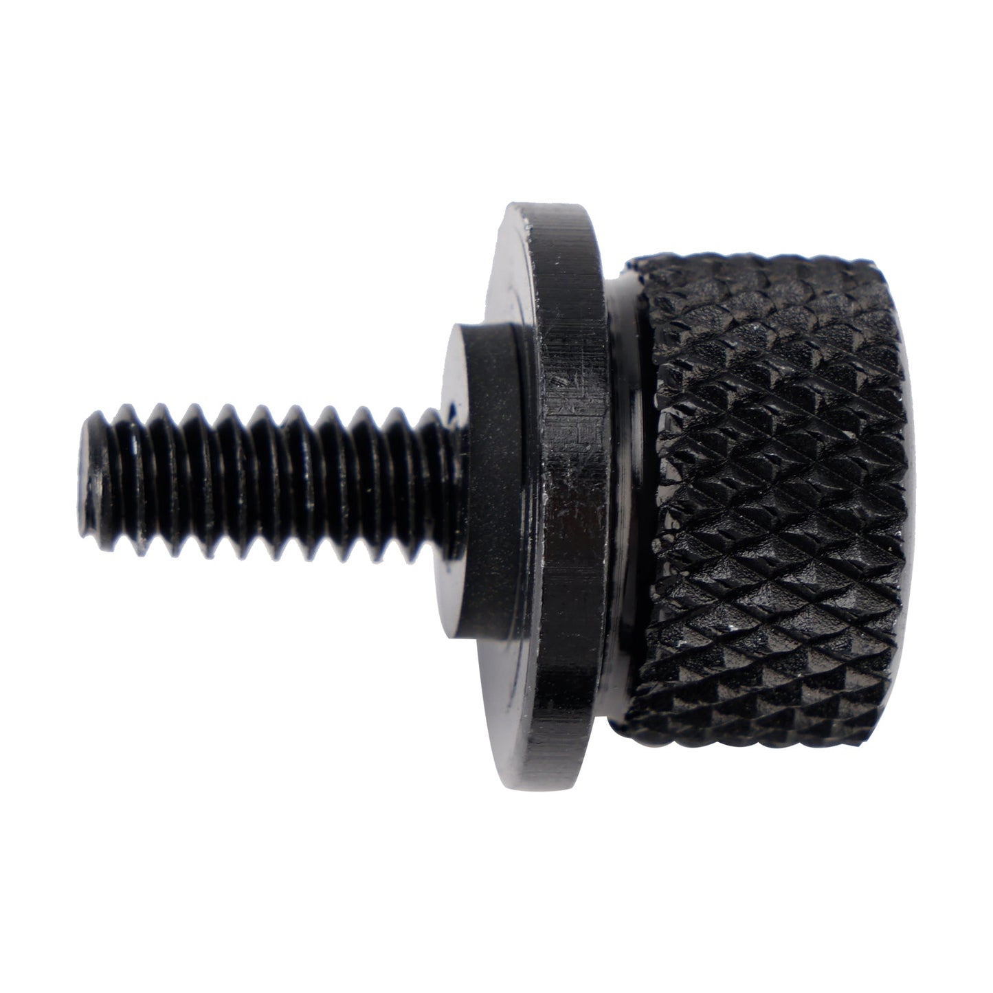 Bullone per sedile parafango nero da 1/4""-20 con sgancio rapido per Touring Softail Dyna