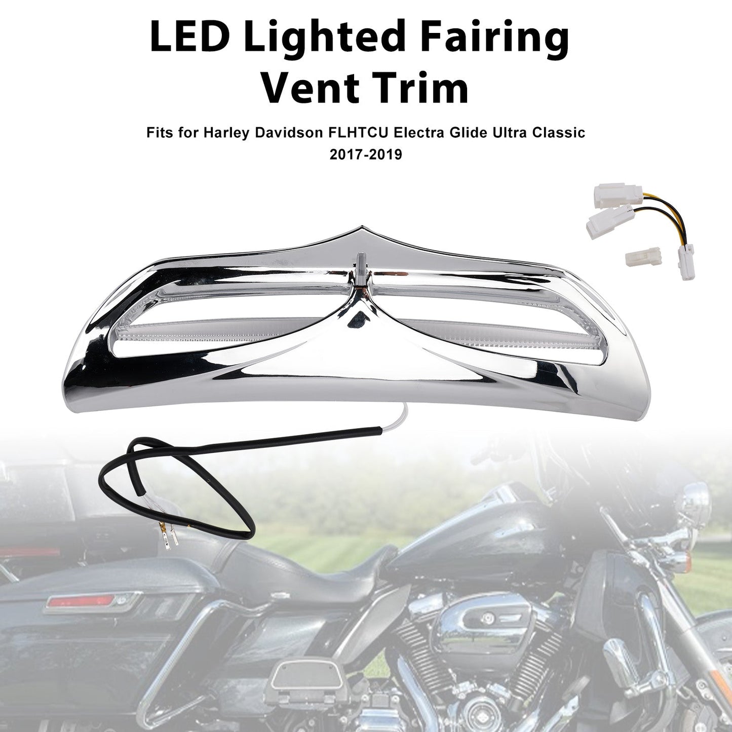 Carenatura con illuminazione a LED per Electra Street Glide FLHTCU 2014-2022