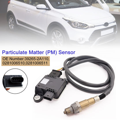 05/2015-02/2018 Per Hyundai i20 II Coupé (GB) 1.4 CRDi Coupé Diesel Trazione anteriore 16 valvole Sensore particolato (PM) 0281006511